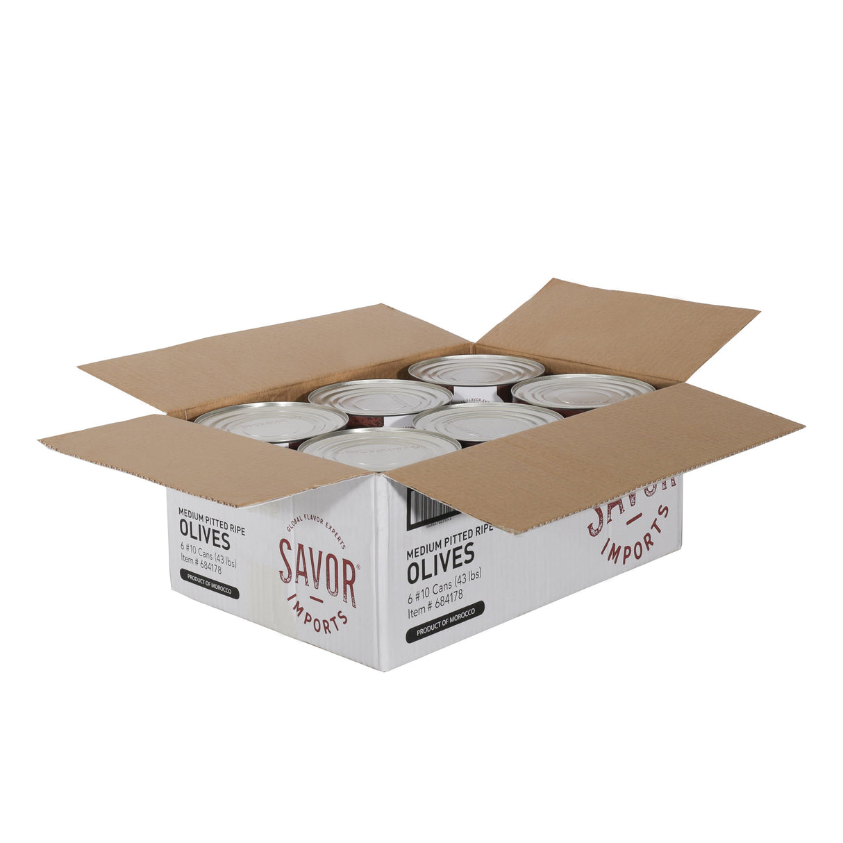 Olives, Ripe, Medium, Pitted,6 - 10 CAN