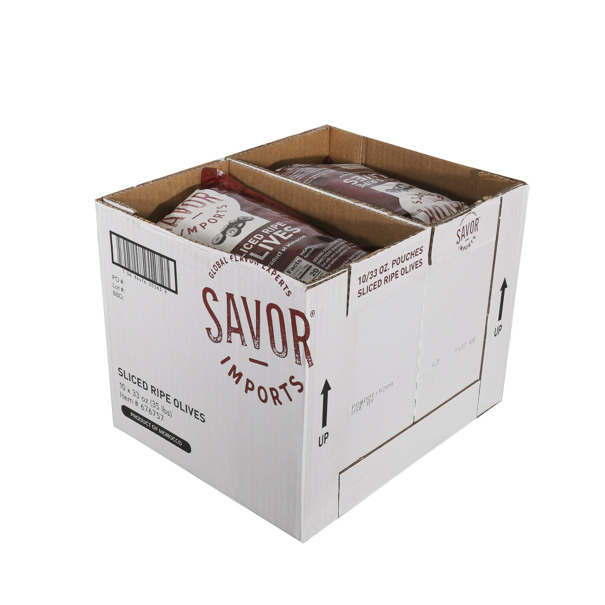 Olives, Black, Sliced,10 - 33 OUNCE