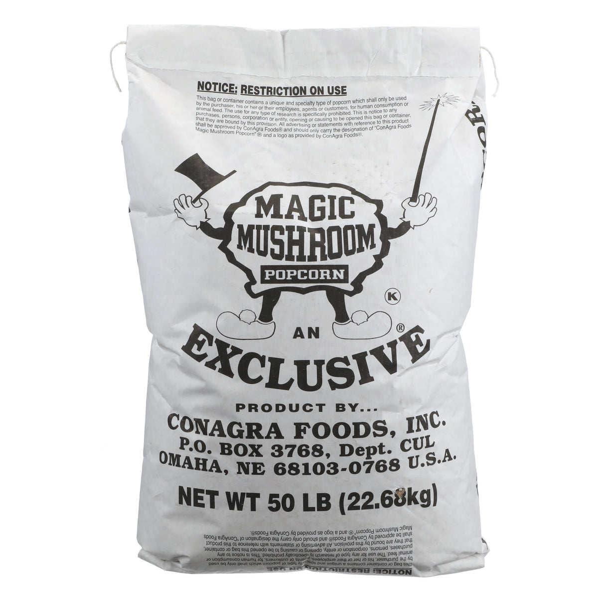 Popcorn, Mushroom, Unpopped, Shelf-Stable, Bulk,1 - 50 POUND