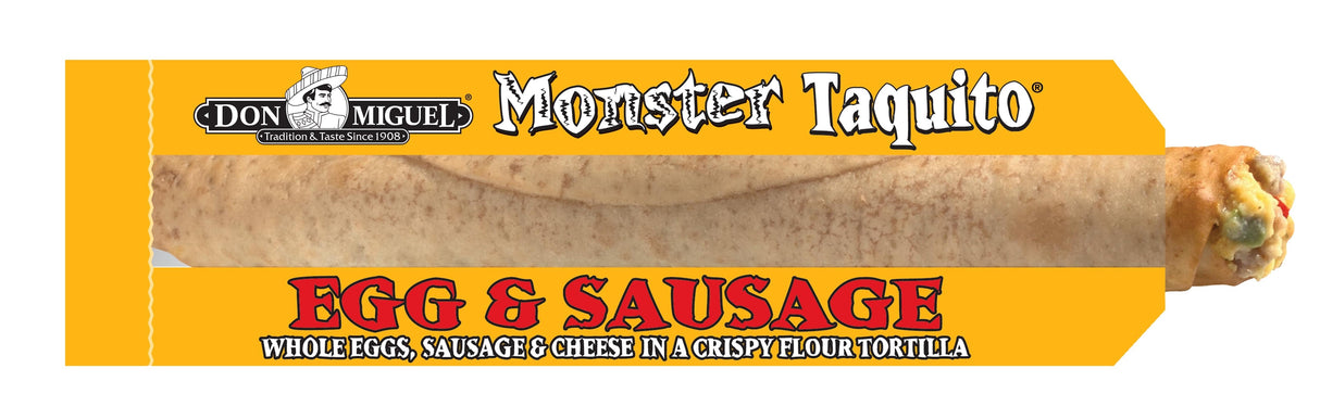 Taquitos, Egg & Sausage, Frozen,24 - 4 OUNCE