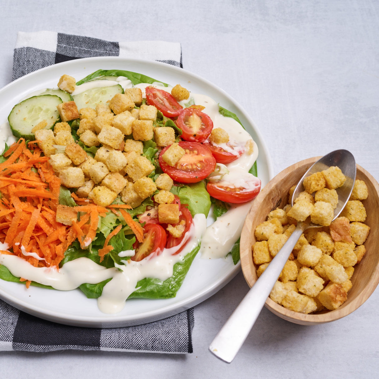 Croutons, Seasoned, Cubed,1 - 10 POUND