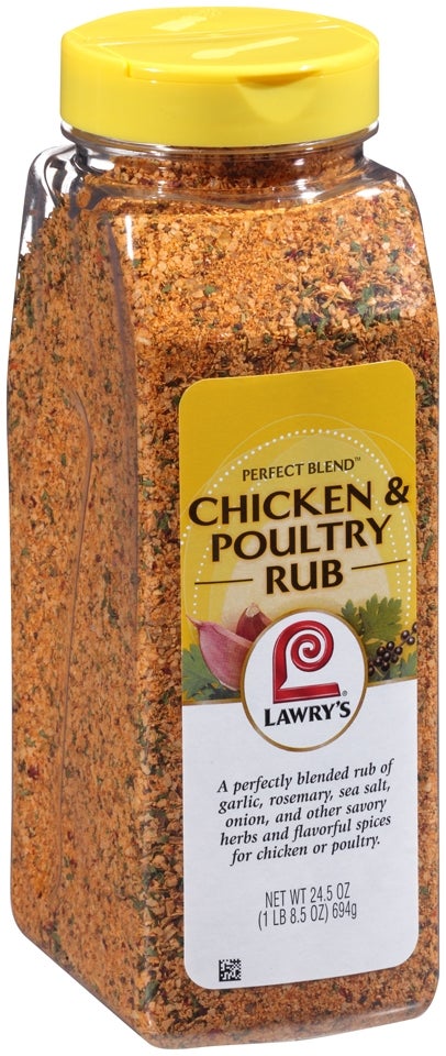 Seasoning Rub, Chicken & Poultry,6 - 24.5 OUNCE