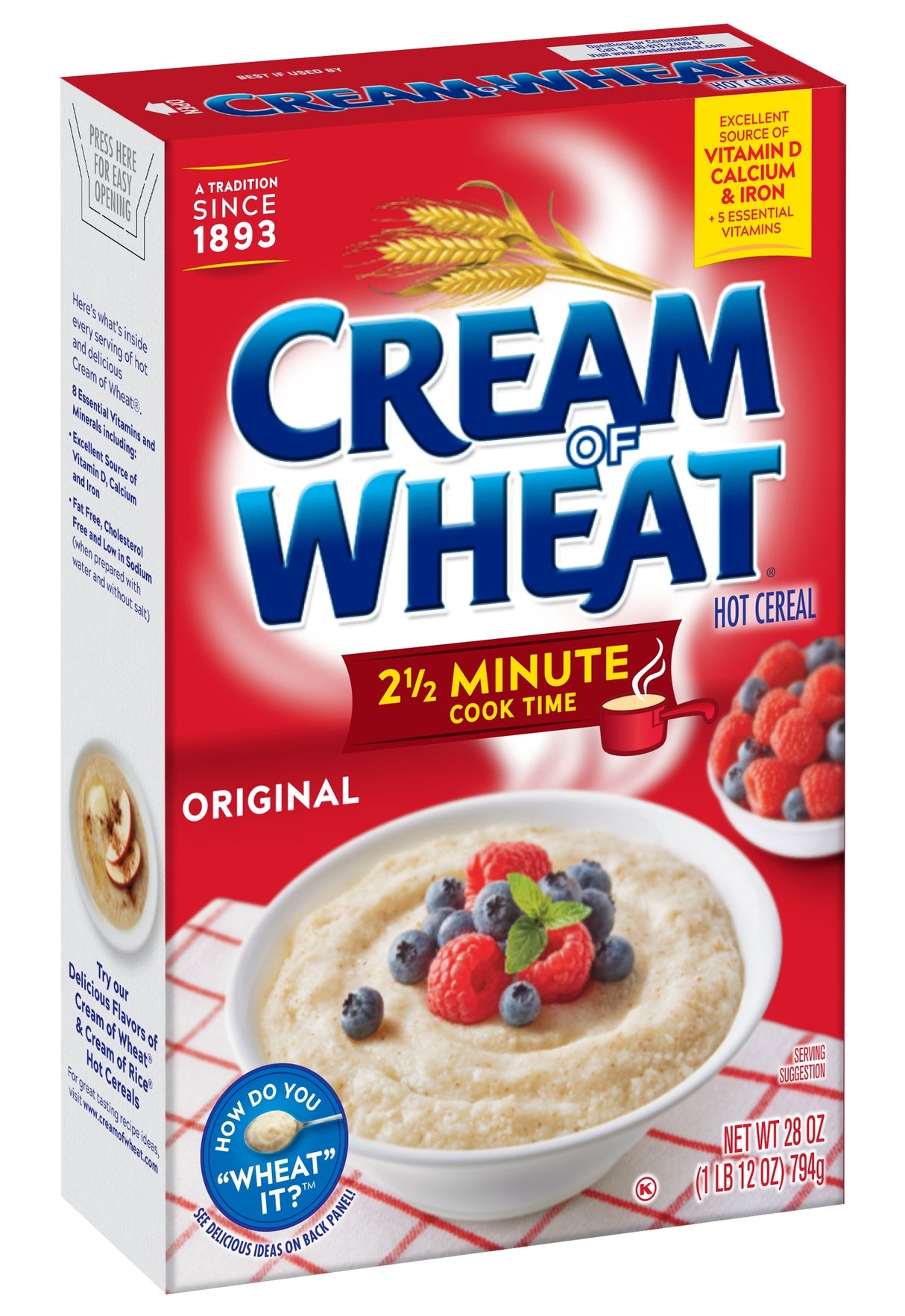 Cereal, Hot, Instant,12 - 28 OUNCE