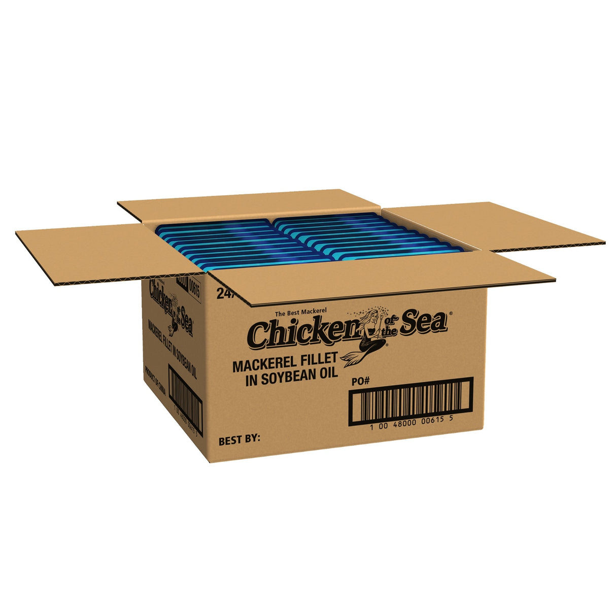 Mackerel Fillets, In Soybean Oil, Packets,24 - 3.53 OUNCE