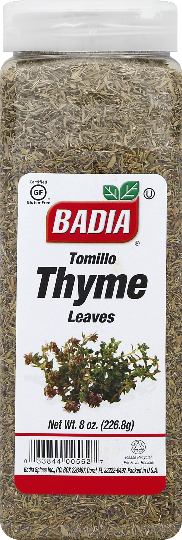 Spice, Thyme, Whole Leaf,6 - 8 OUNCE