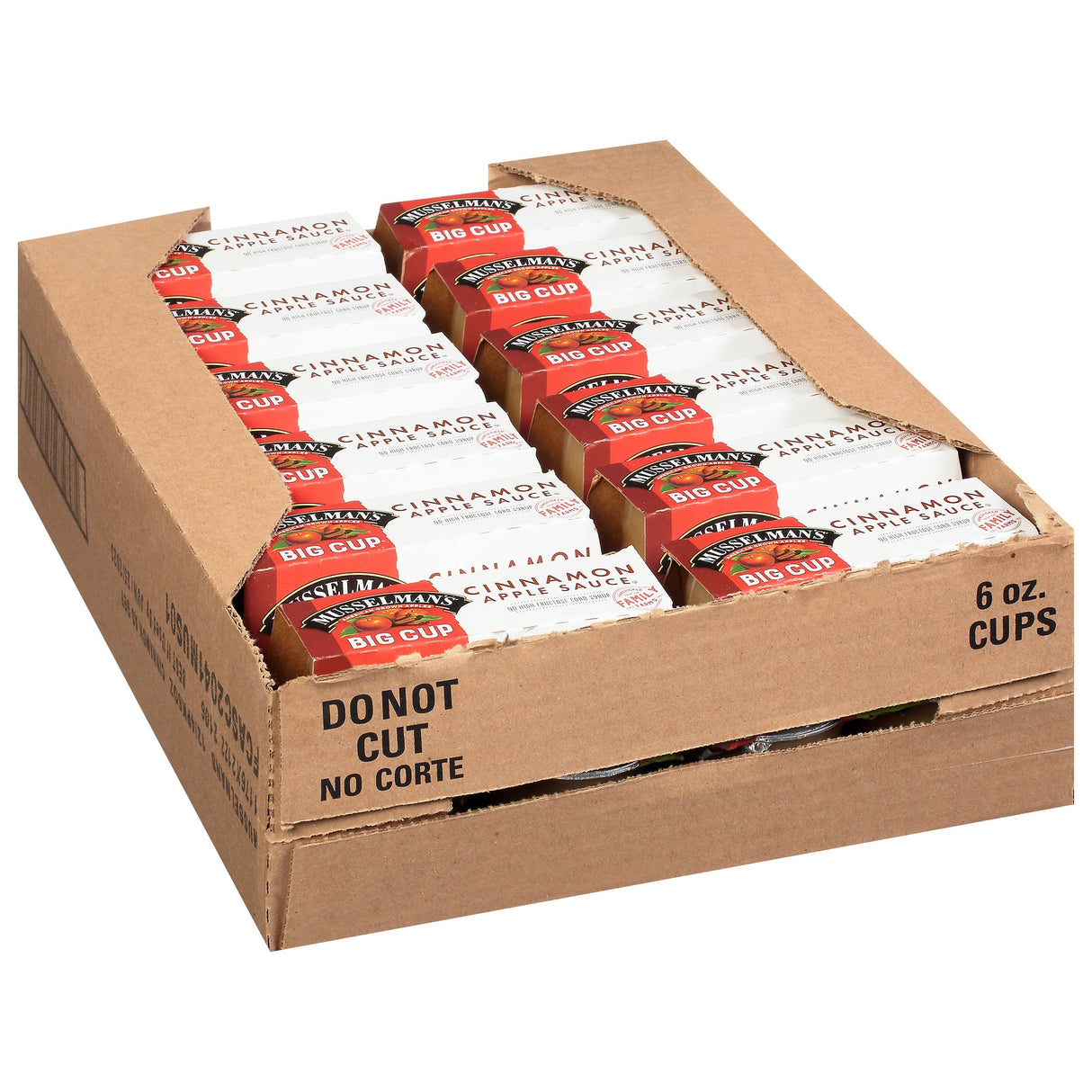 Apple Sauce, Cinnamon, Single-Serve Cup,12 - 24 OUNCE