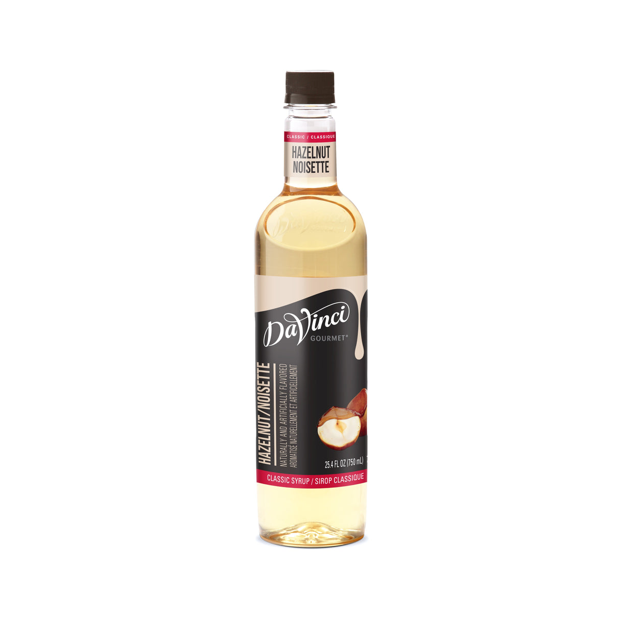 Beverage Syrup, Hazelnut, Plastic,4 - 750 ML