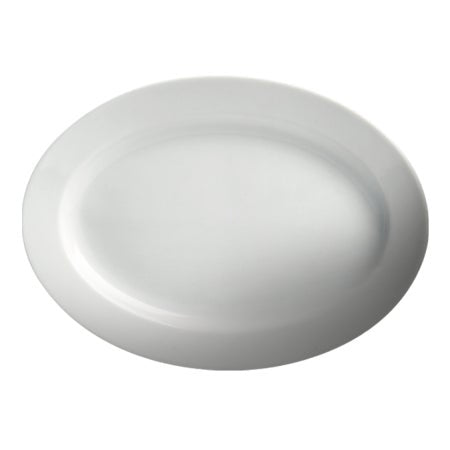 Platters, Porcelain, 11.50 Inch, Classic White, Oval,6 - 4 COUNT