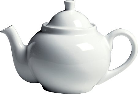 Pots, Tea, 32 Ounce, Classic White, Porcelain,12 - 1 COUNT