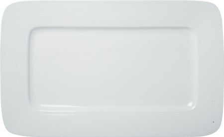 Platters, Porcelain, 10.75 x 10 Inch, Classic White, Rectangular,6 - 2 COUNT