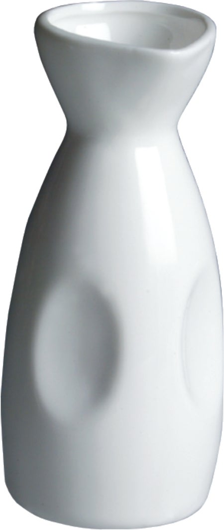 Bottles, Sake, 8 Ounce, Classic White, Porcelain,6 - 6 COUNT