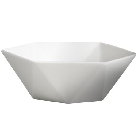 Bowls, Porcelain, 9 Inch, Classic White, Diamond,6 - 2 COUNT