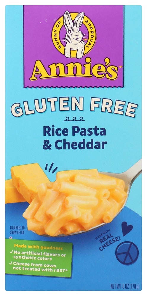 Entree, Macaroni & Cheese, Cheddar, with Rice Pasta,12 - 6 OUNCE