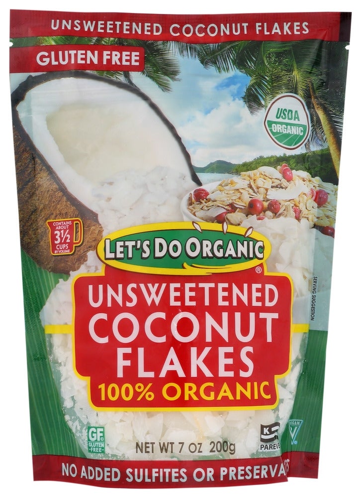Coconut Flakes, Unsweetened,12 - 7 OUNCE