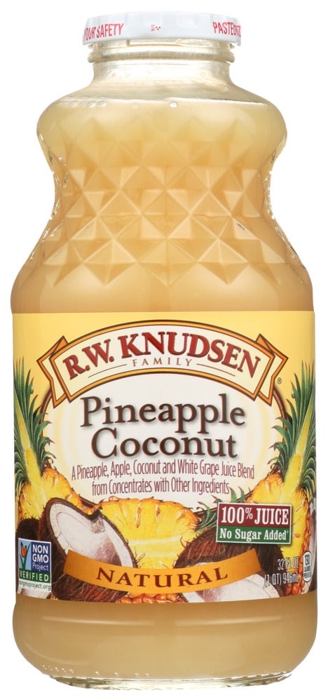 Juice, Pineapple Coconut, From Concentrate, Shelf-Stable,6 - 32 FLUID