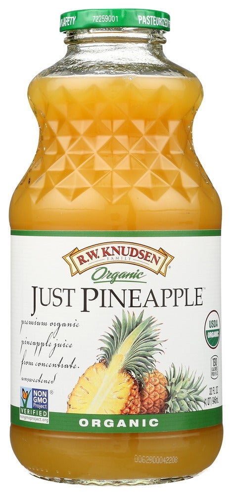 Juice, Pineapple, Unsweetened, From Concentrate, Shelf-Stable,6 - 32 FLUID