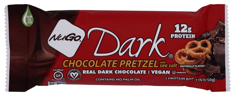 Bars, Protein, Dark Chocolate & Pretzel, with Sea Salt,12 - 2 OUNCE