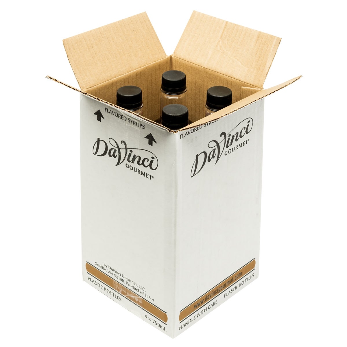 Beverage Syrup, Madagascar Vanilla, Plastic,4 - 25.4 FLUID