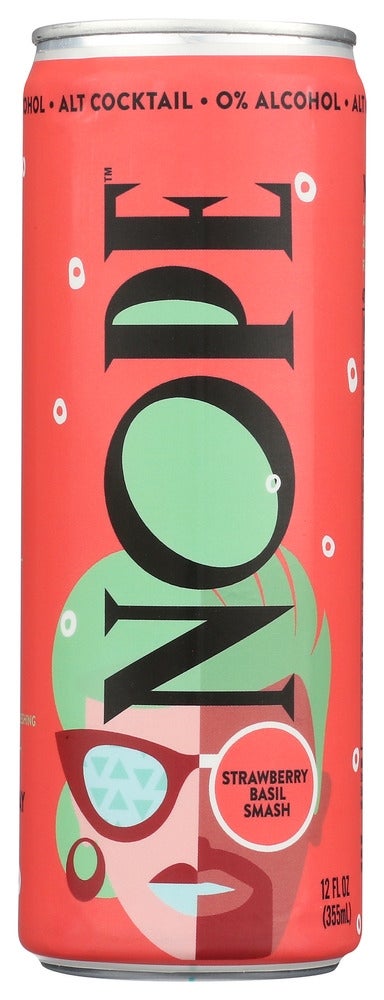 Soft Drink, Strawberry Basil, Single-Serve, Can,12 - 12 FLUID