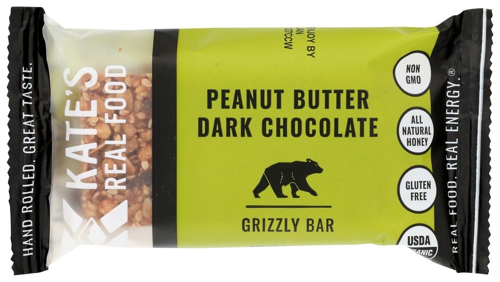Bars, Grizzly Bar, Peanut Butter Dark Chocolate,12 - 2 OUNCE
