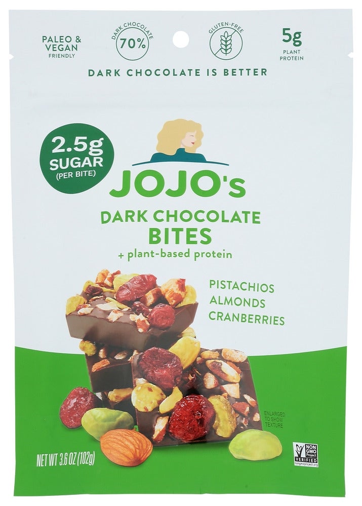 Snack Bites, Dark Chocolate, Pistachio/Almond/Cranberry,6 - 3.6 OUNCE