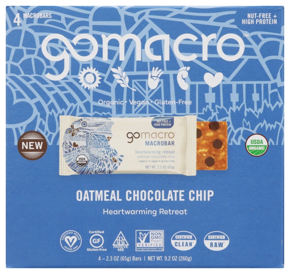 Bars, Oatmeal, Chocolate Chip,7 - 9.2 OUNCE