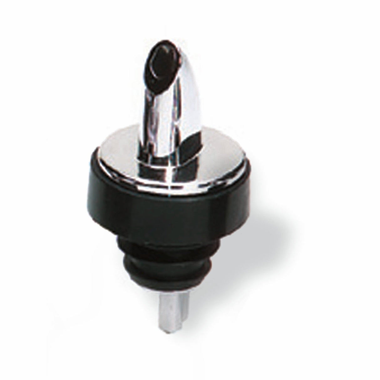 Pourers, Free-Flow, Chrome & Black,12 - 12 COUNT