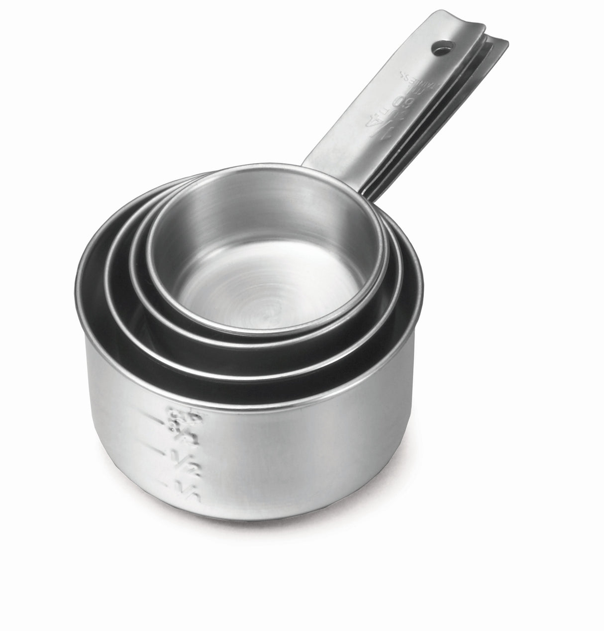 Cup Set, Measuring, Stainless Steel,1 - 1 EACH