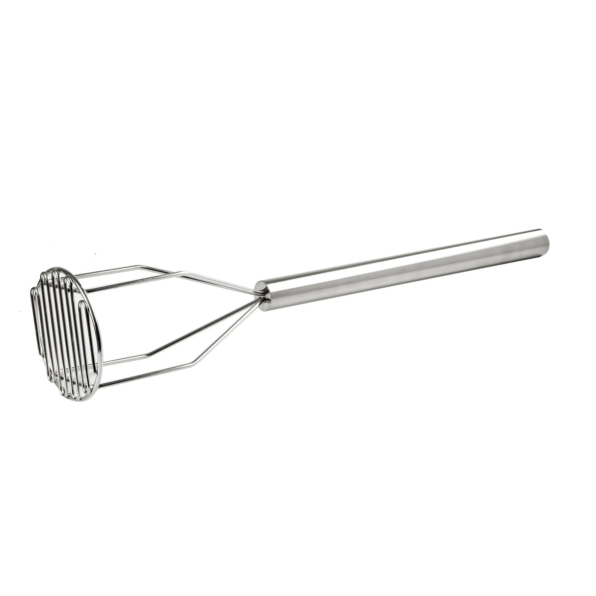 Mashers, Potato, Round, Chrome Plated Steel, 24 Inch Handle,1 - 1 EACH