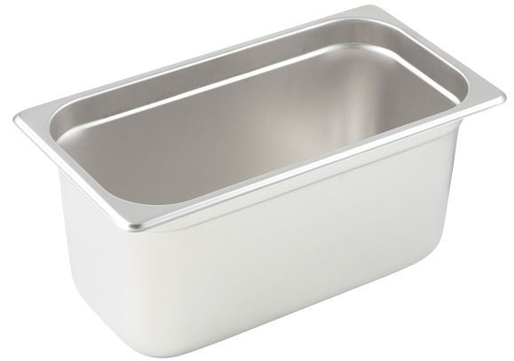 Pans, Steam, Third-Size, 6 Inch, 25 Gauge Stainless Steel,2 - 1 EACH