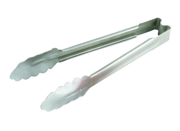 Tongs, 16 Inch, Scalloped, Heavy-Duty Stainless Steel, One-Piece,1 - 1 COUNT