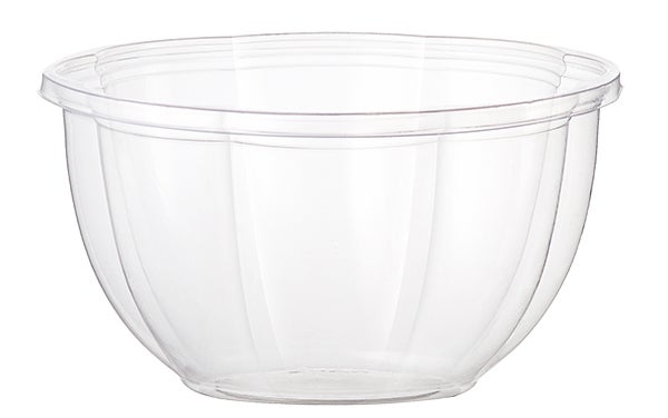 Bowls, Salad, 16 Ounce, Plastic, Clear, Compostable,9 - 50 EACH