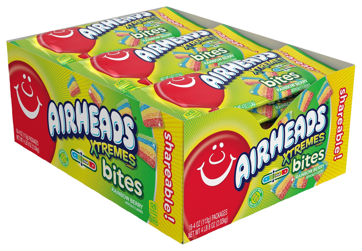 Candy Bites, King Size, Sour Rainbow Berry, 4 Ounce,8 - 18 COUNT