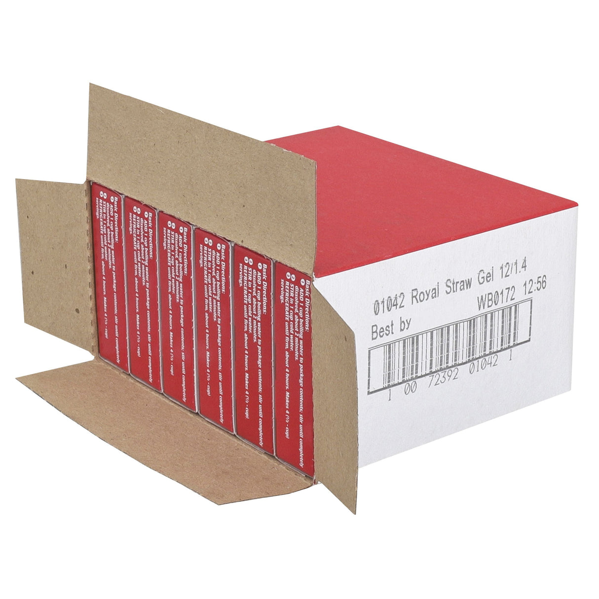 Gelatin Mix, Strawberry,12 - 1.41 OUNCE