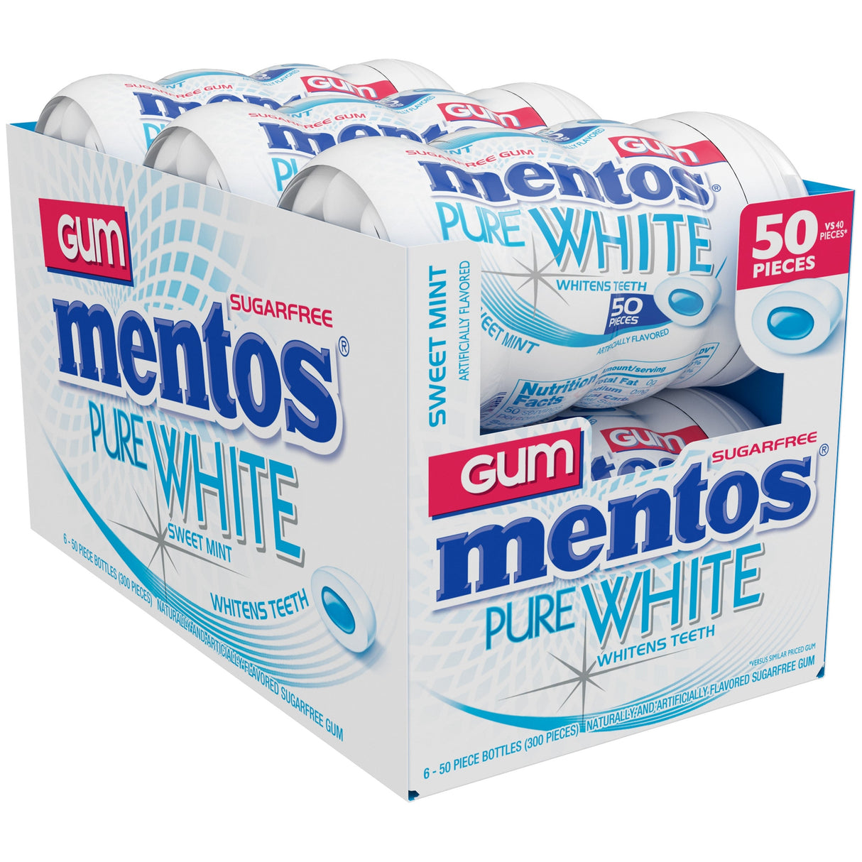 Gum, Sweet Mint, Pure Fresh, Bottle,24 - 50 COUNT