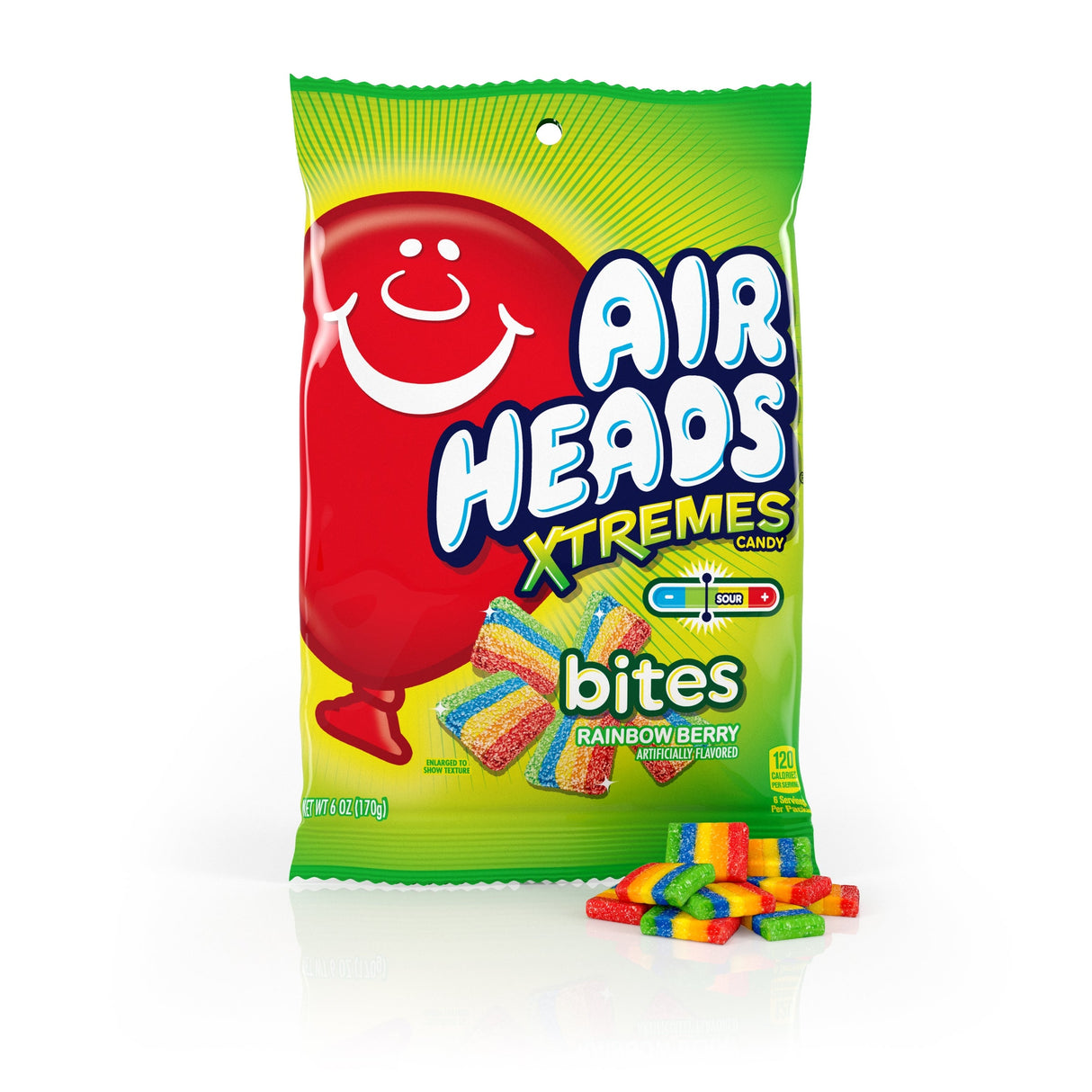 Candy Bites, Sour Rainbow Berry,12 - 6 OUNCE