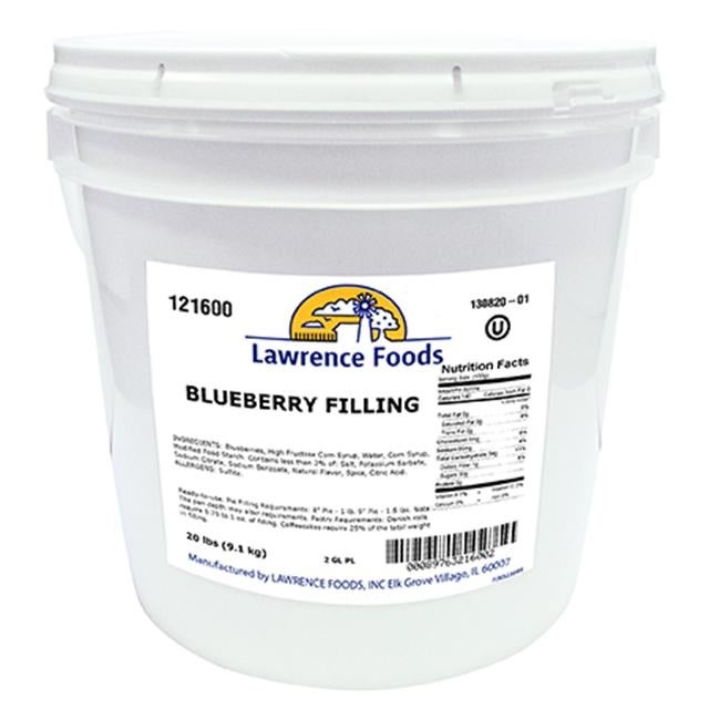 Filling, Blueberry, Deluxe,1 - 20 POUND