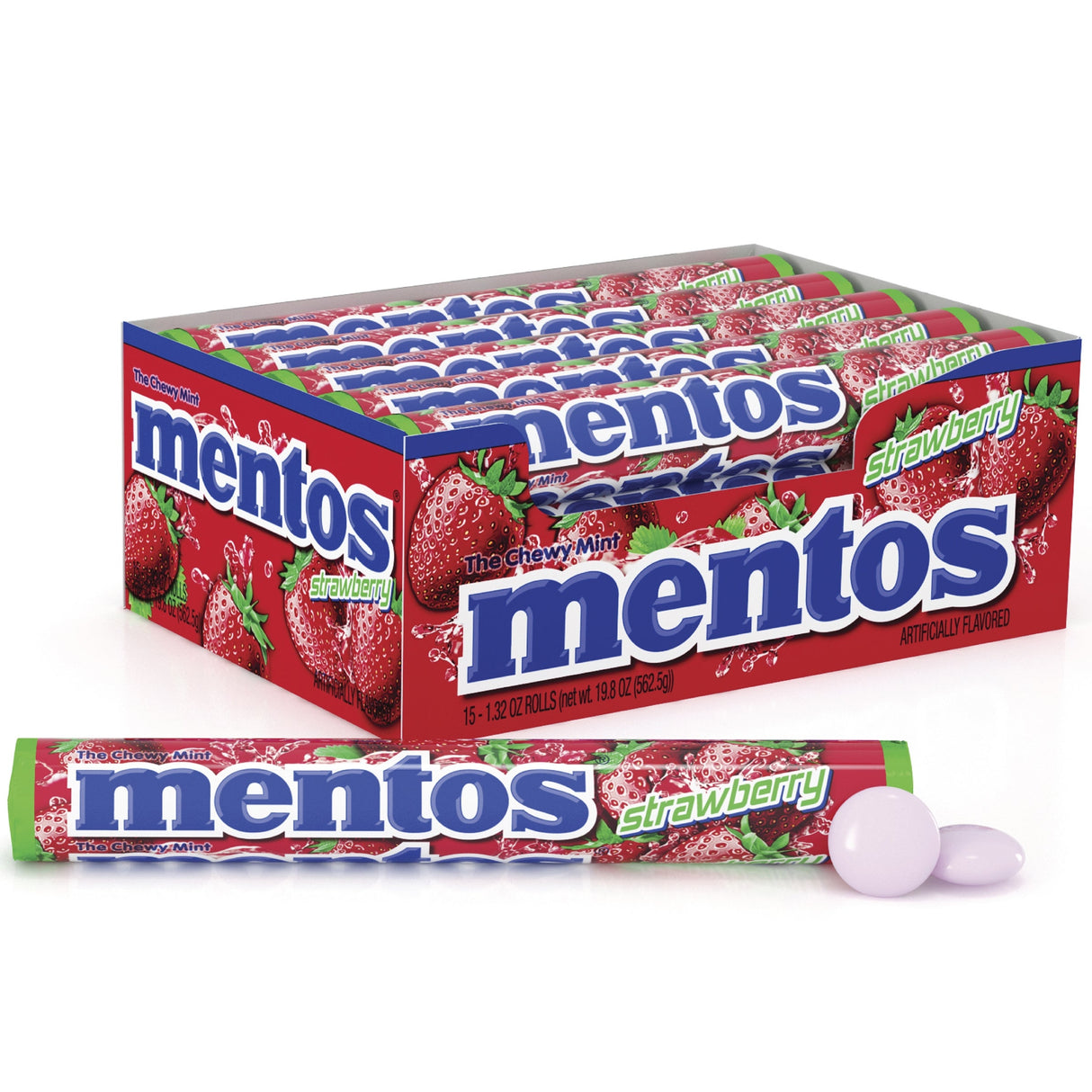 Mints, Strawberry, Chewy, 1.32 Ounce,24 - 15 COUNT