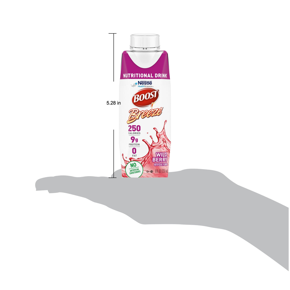 Supplement, Drink, Wildberry, Clear Liquid, Ready-to-Use,24 - 8 FLUID