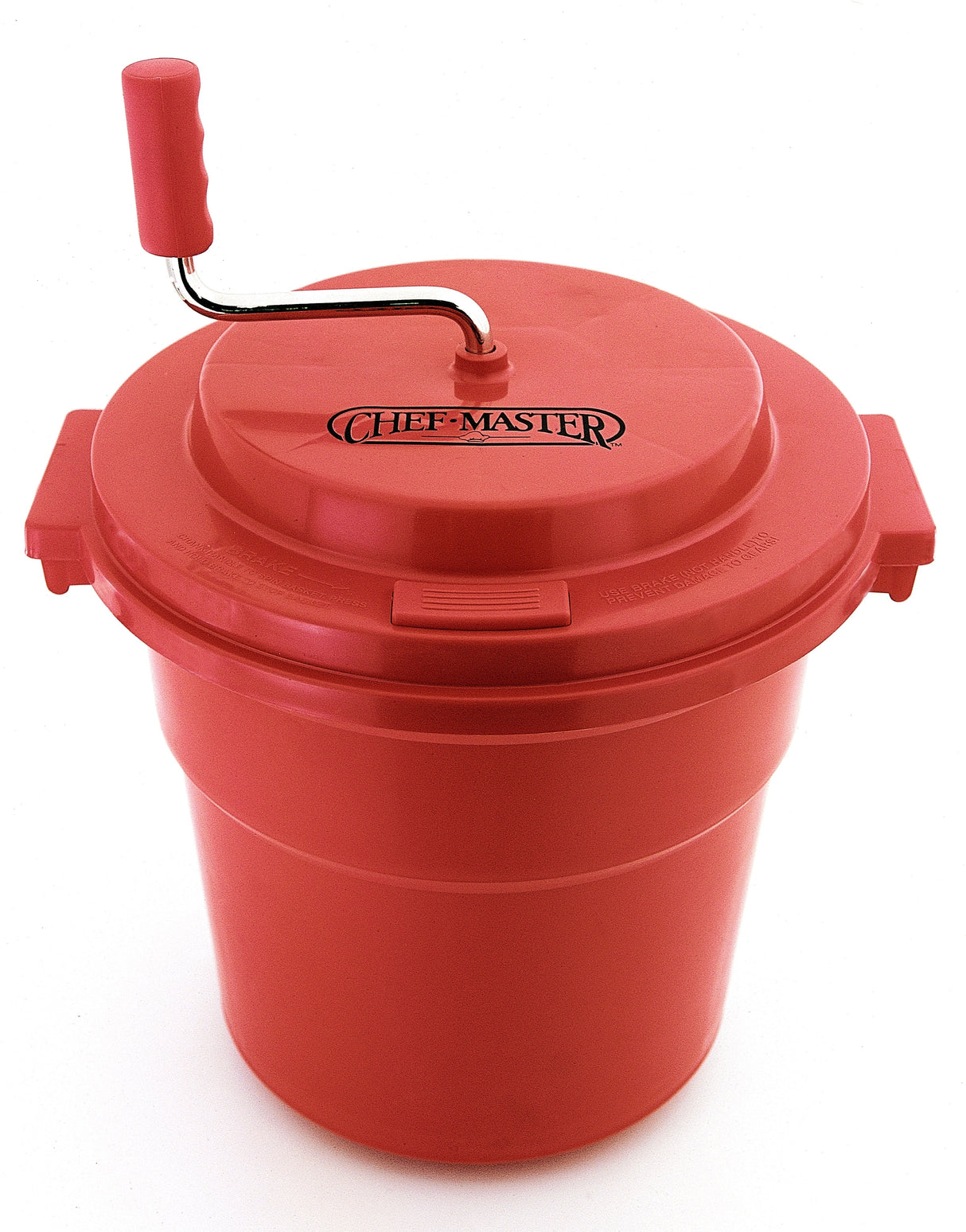 Spinner, Salad, 5 Gallon, Manual, Red, Heavy-Duty Plastic,1 - 1 EACH