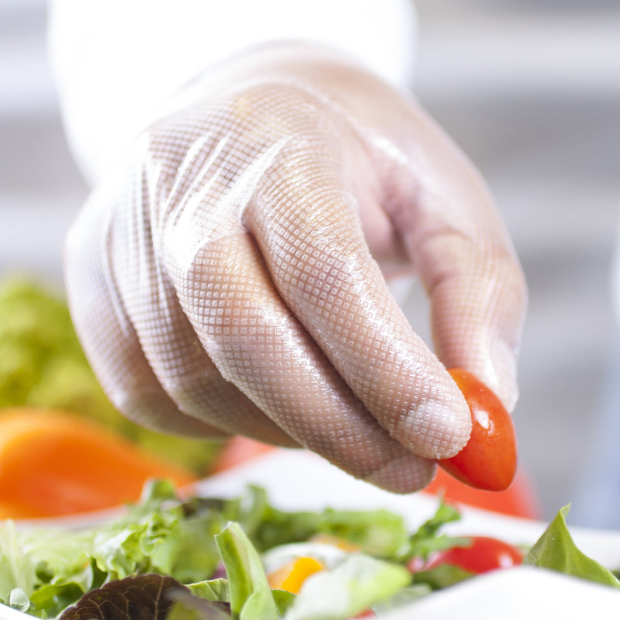 Gloves, Hybrid, Extra Large, Powder-Free, Clear,10 - 100 COUNT