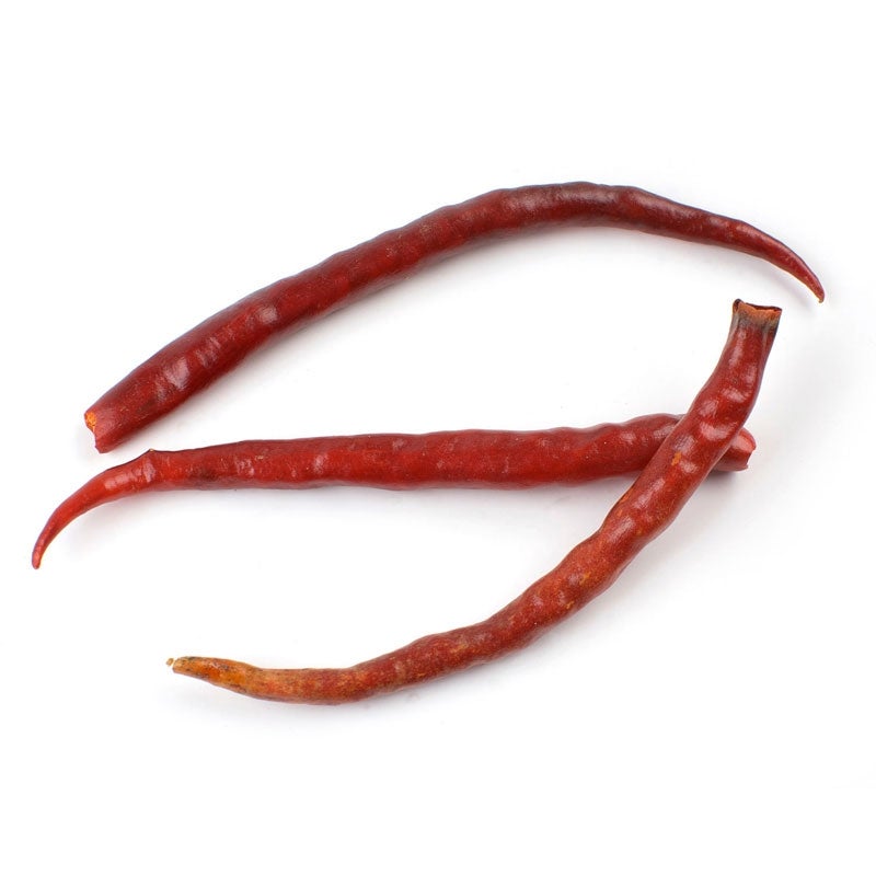 Peppers, De Arbol Chiles, De-Stemmed, Dried,1 - 15 POUND