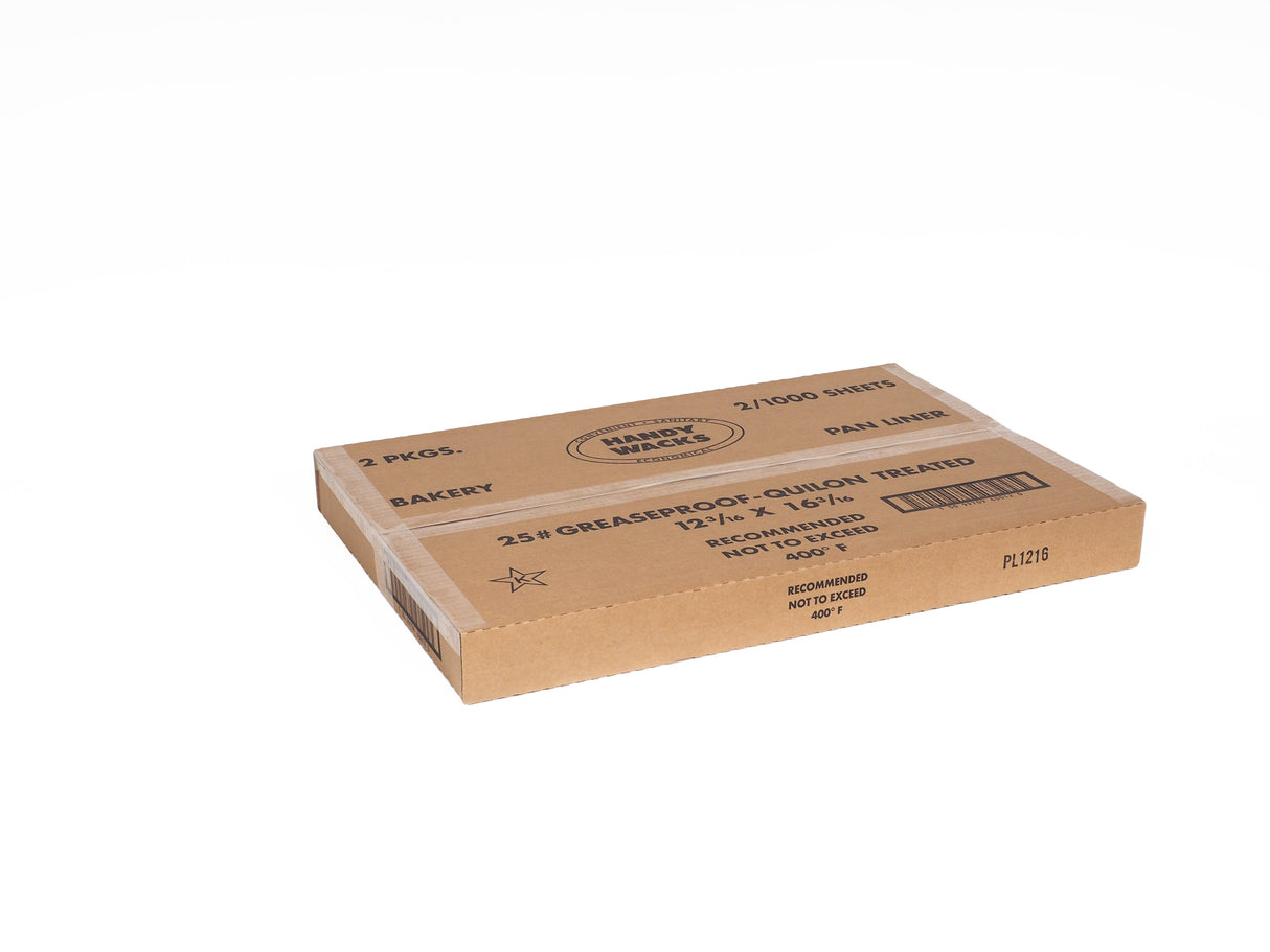Liners, Pan, 12 x 16 Inch, Grease Proof, Quilon-Treated,2 - 1000 COUNT