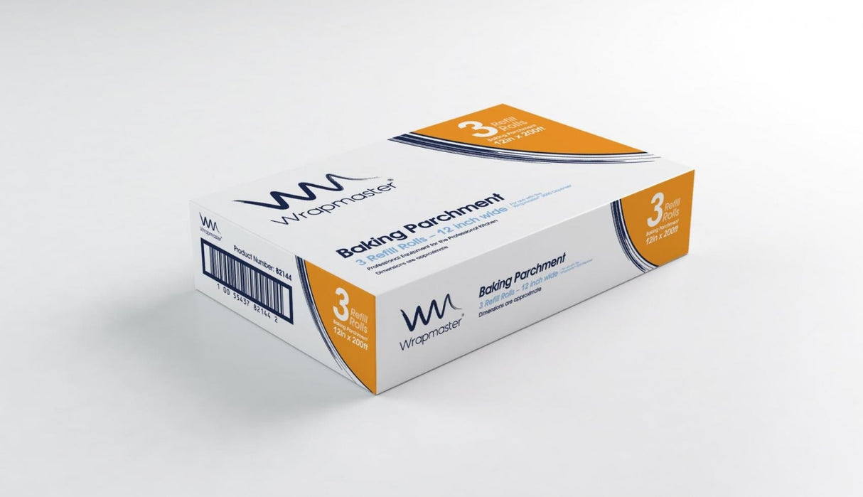Paper Rolls, Parchment, 12 Inch, 200 Foot, Refill,3 - 200 FOOT