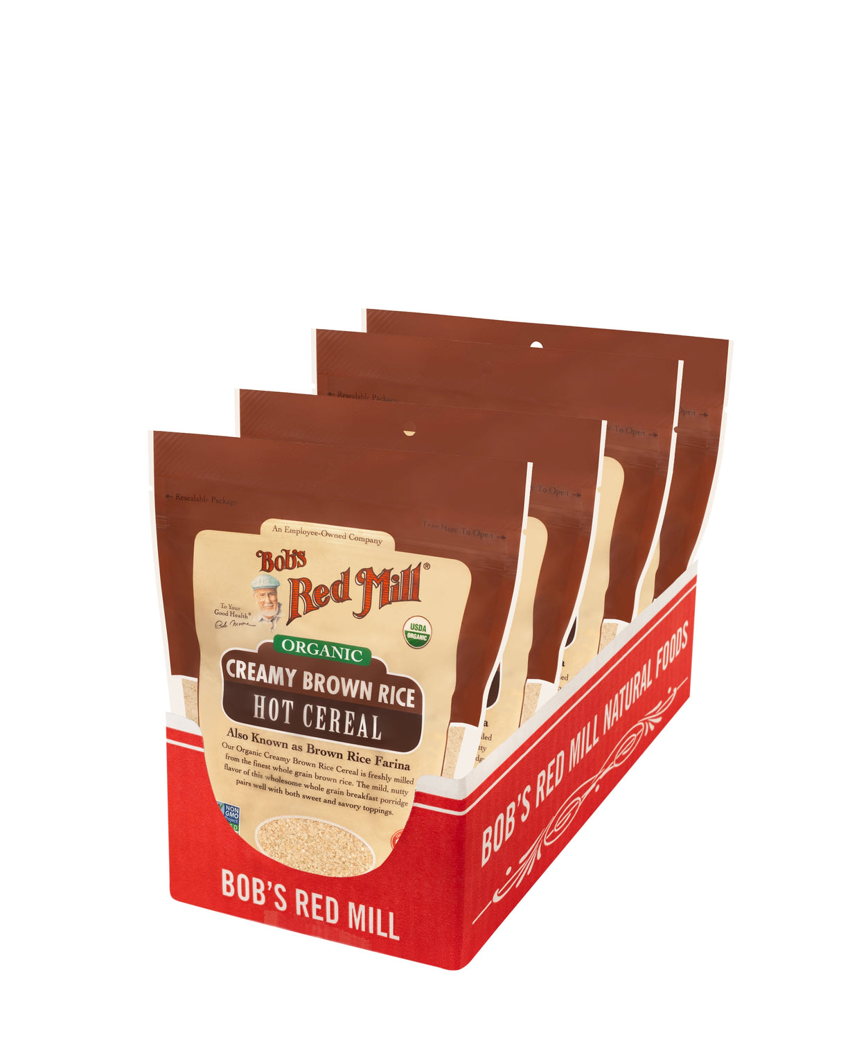 Cereal, Creamy Brown Rice, Hot,4 - 24 OUNCE