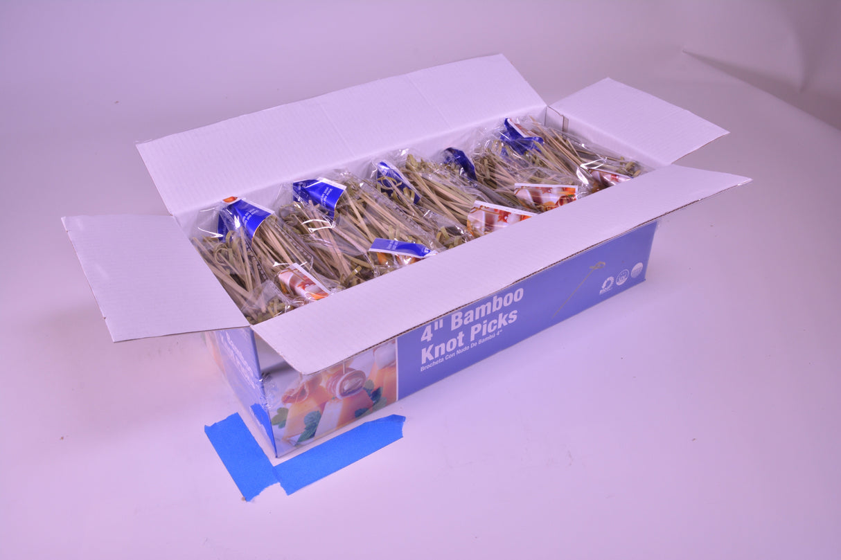Picks, Knot, 4 Inch, Bamboo,10 - 100 COUNT
