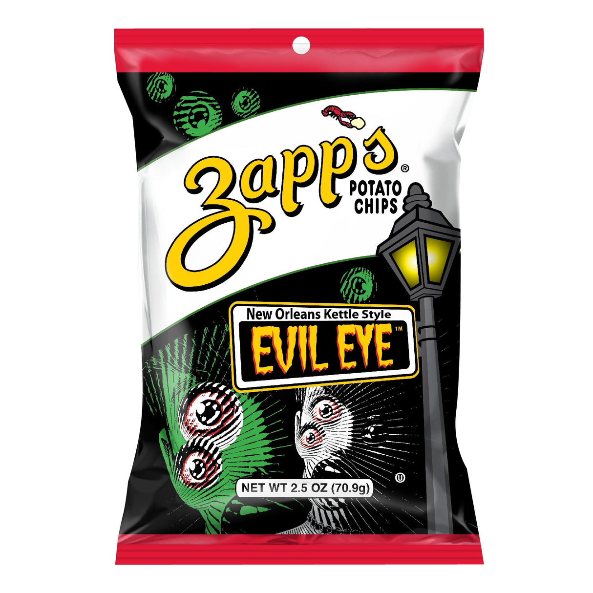 Chips, Potato, Kettle, Evil Eye, Single-Serve,10 - 2.5 OUNCE