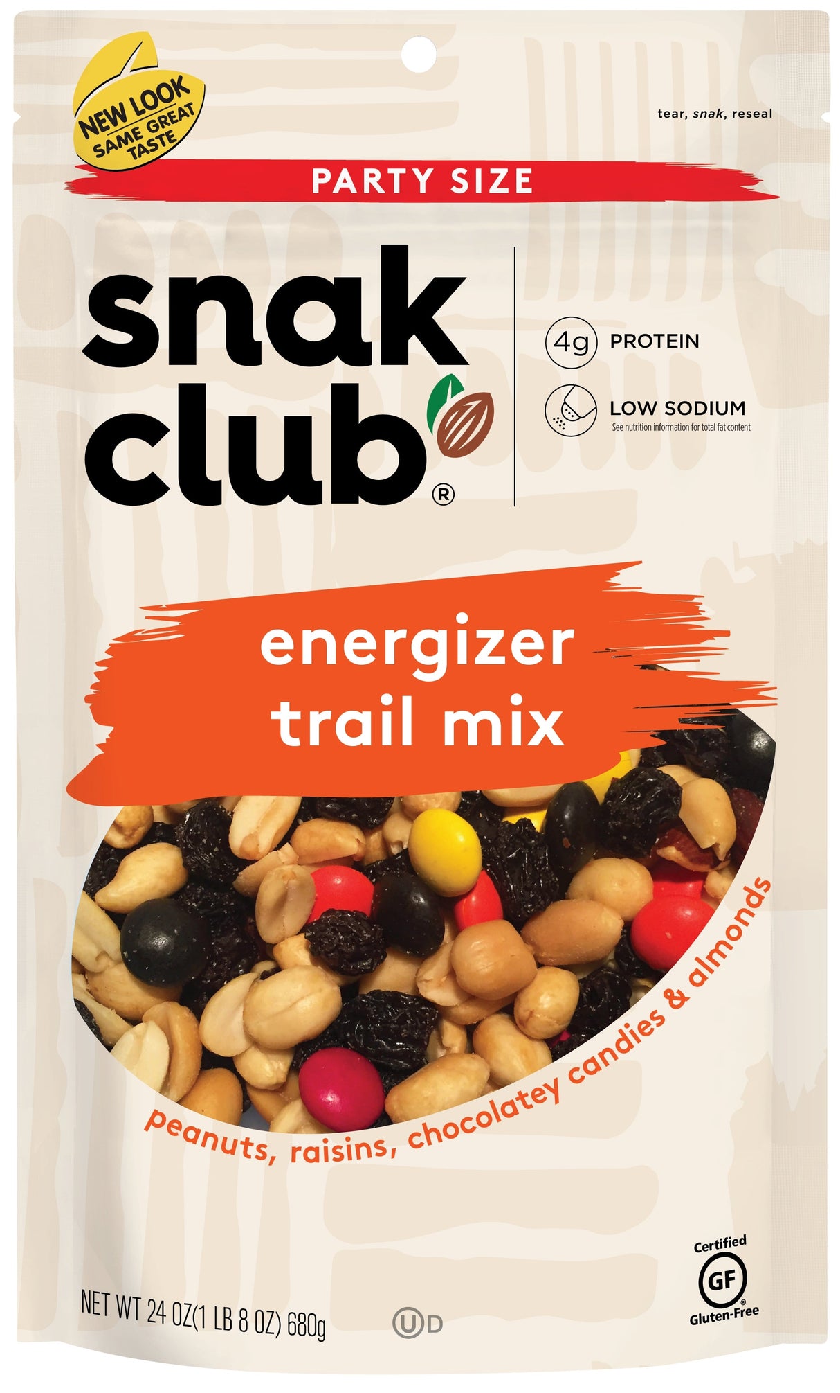 Trail Mix, Energizer,6 - 1.5 POUND