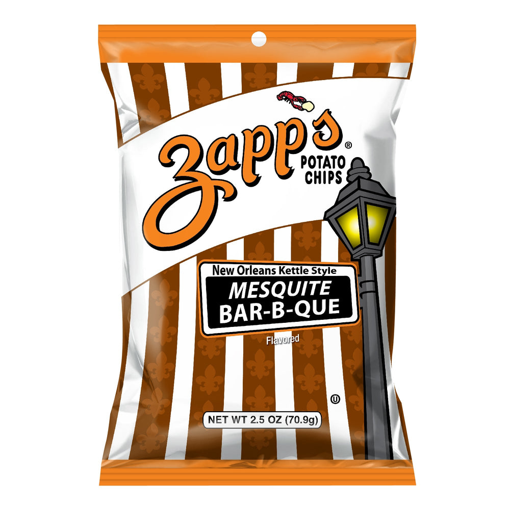 Chips, Potato, Kettle, Mesquite Barbecue, Single-Serve,10 - 2.5 OUNCE