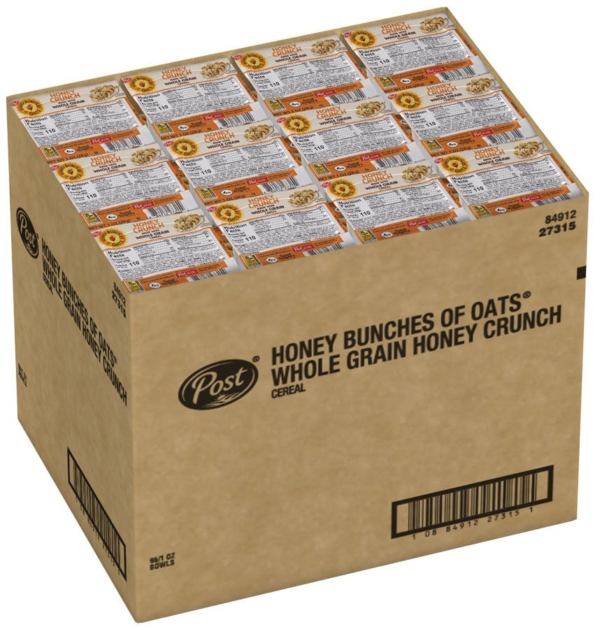 Cereal, Honey Crunch, Single-Serve Bowl,96 - 1 OUNCE